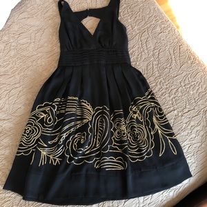 Adorable black and gold party dress